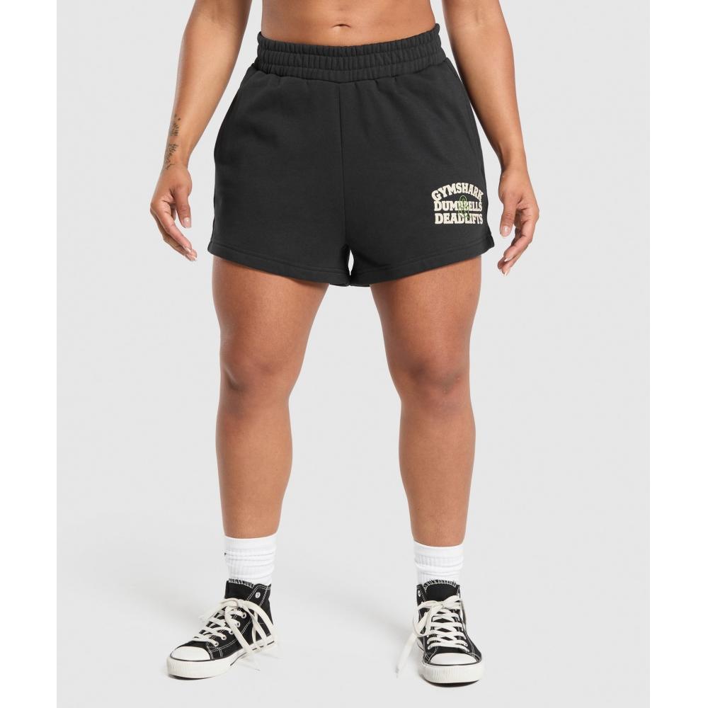 

Gymshark Dumbells Deadlifts Shorts Black B9a4k Bb2j XS