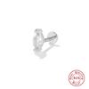 S925 Sterling Silver New Version Puncture Internal Thread Flat Head Body Auricle Puncture Earbone Stud Earring Stud Earring
