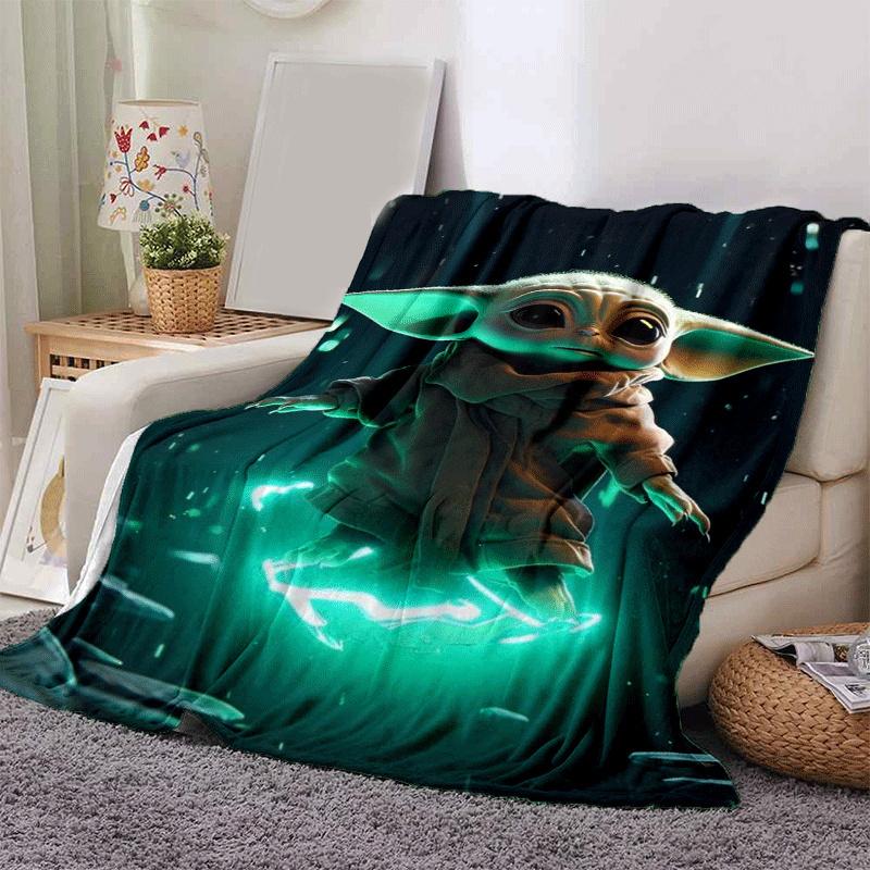 1pc Star Wars Printing Blanket - Soft, All-Season Throw for Office Blanket, | Personalized Gift with Adorable Cartoon Design