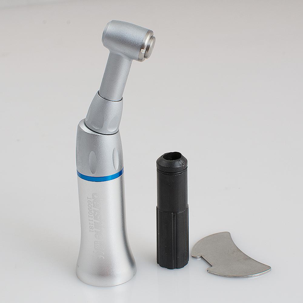 2PCS Dental Slow Low Speed Push Button Handpiece Contra Angle Latch Bur