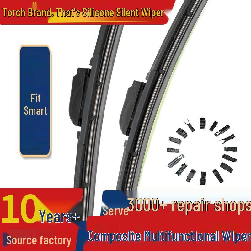 

Многофункциональная композитная автомобильная щетка стеклоочистителя с дизайном большой изогнутой поверхности 14 inch/350 mm