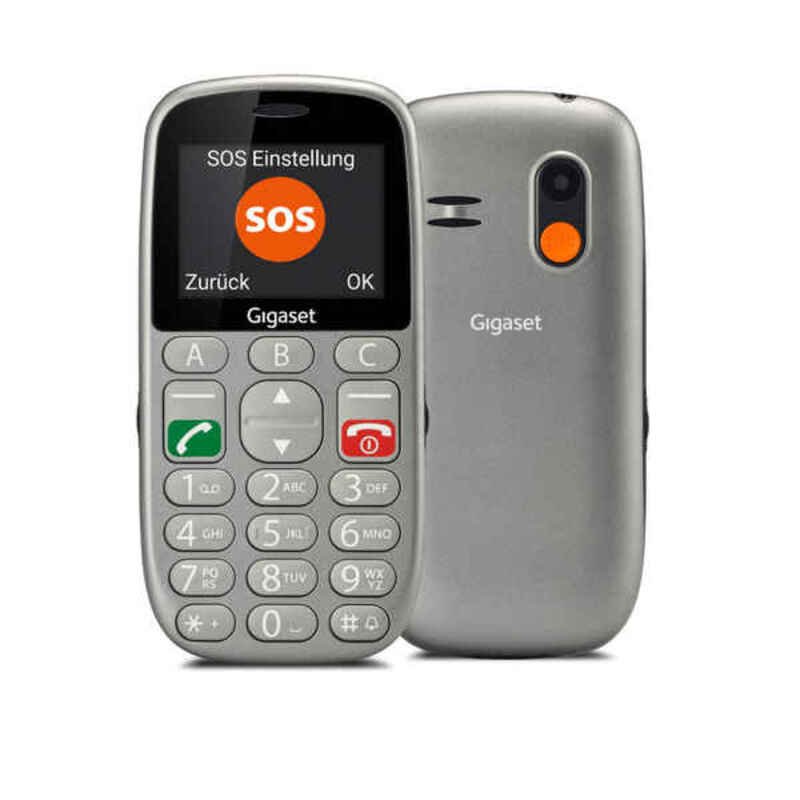 

Мобильный телефон для пожилых людей Gigaset GL390 2,2 2G 800 мАч Серый