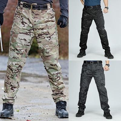 New Camouflage Army Pants Men's Multi-purpose Tactical Combat Pants Army Waterproof Pants