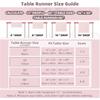 Valentines Day Table Runner, Embroidered Sweet Red Love Heart Table Runners, for Mother’s Day, Wedding Anniversary, Marriage Proposals,