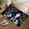B-Black Anime B-Butler Floor Mat Soft Flannel Non-Slip Door Mat - Thickened Rug for Living Room Home Decor