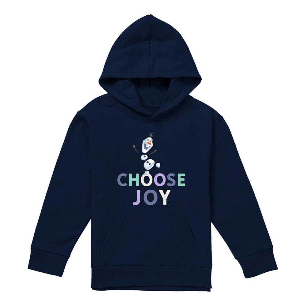 Frozen Childrens/Kids Choose Joy Olaf Pullover Hoodie