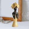African Women Statue Desktop Decoration Collectible Elegant Gift Sculpture Resin Figurine for Home