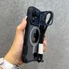 Luxury Magsafe Transparent With Lanyard Phone Case For 11 12 13 14 15 16 Pro Max Plus Magnetic Bumper Back Cover