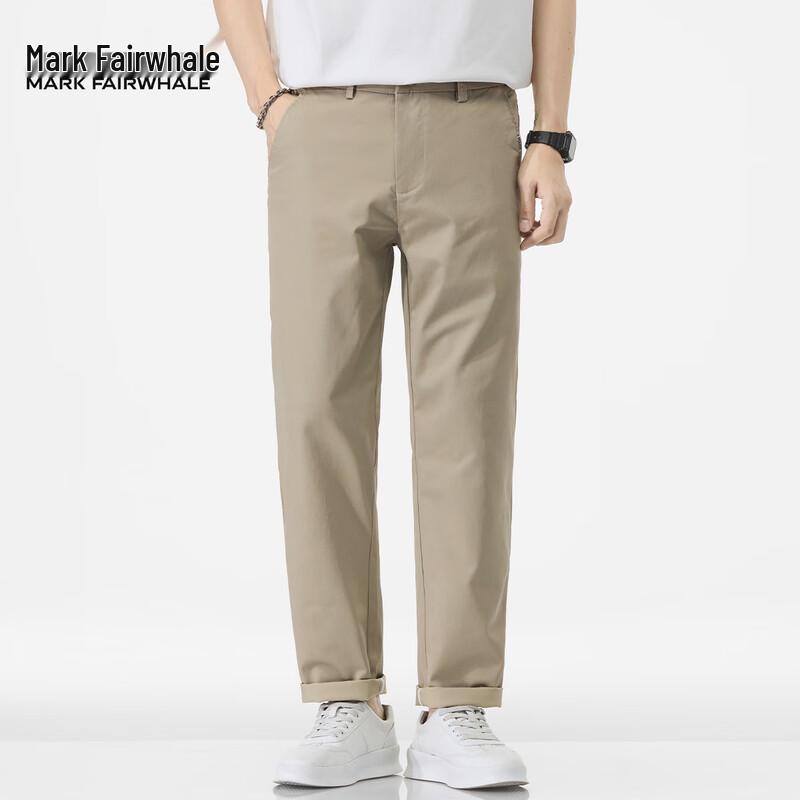 Mark Fairwhale Men s All-Season Straight Fit Casual Business Pants 34