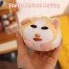 Adorable Creative Dutch Pig Pendant Vocal Cute Stuffed Animal Keyring Fluffy Kawaii Cartoon Pig Car Decoration