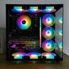 12cm Desktop PC Computer for Case Cooling Fan LED Lights Color Changing RGB Chassis Fan Controller Remote Control