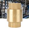 Hochpräzises Einweg-Rückschlagventil aus Messing mit Gewinde für Wasser, Gas, Öl (G12")