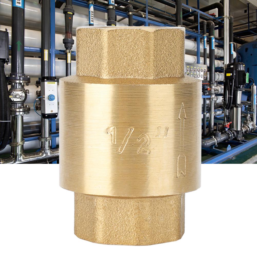 Hochpräzises Einweg-Rückschlagventil aus Messing mit Gewinde für Wasser, Gas, Öl (G12")