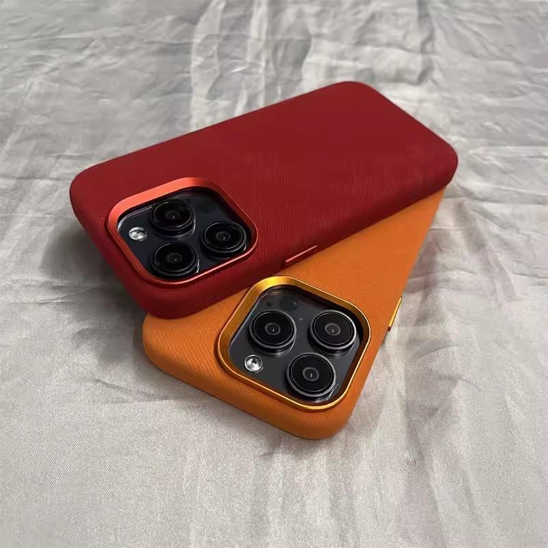 Magnetic Flannel Phone Case IPhone 17 Pro Max 16 15 With Microfiber Texture Shockproof Full Coverage