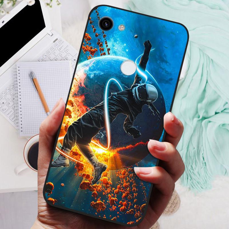 For Google Pixel 3a XL Case  Black Cover Lion Wolf Silicone Soft Back Cases For Google Pixel 3 XL Phone Case Pixel 3A 3AXL Shell
