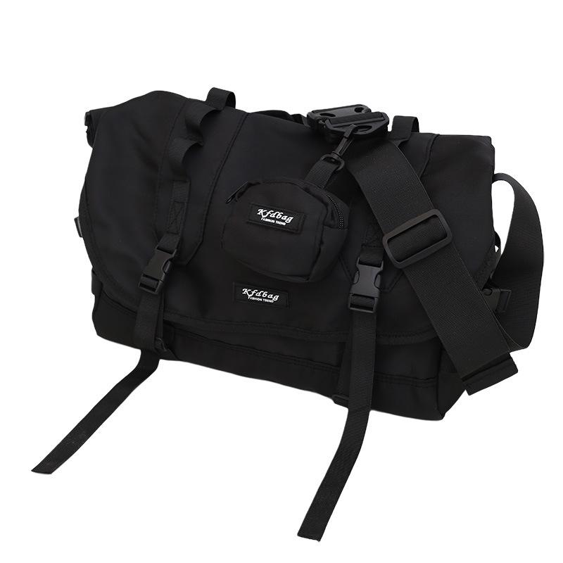 

Workwear Functional Wind Large Capacity Mailman Bag Unisex Backpack Men s Crossbody Bag Trendy Brand Short Distance Travel Bag