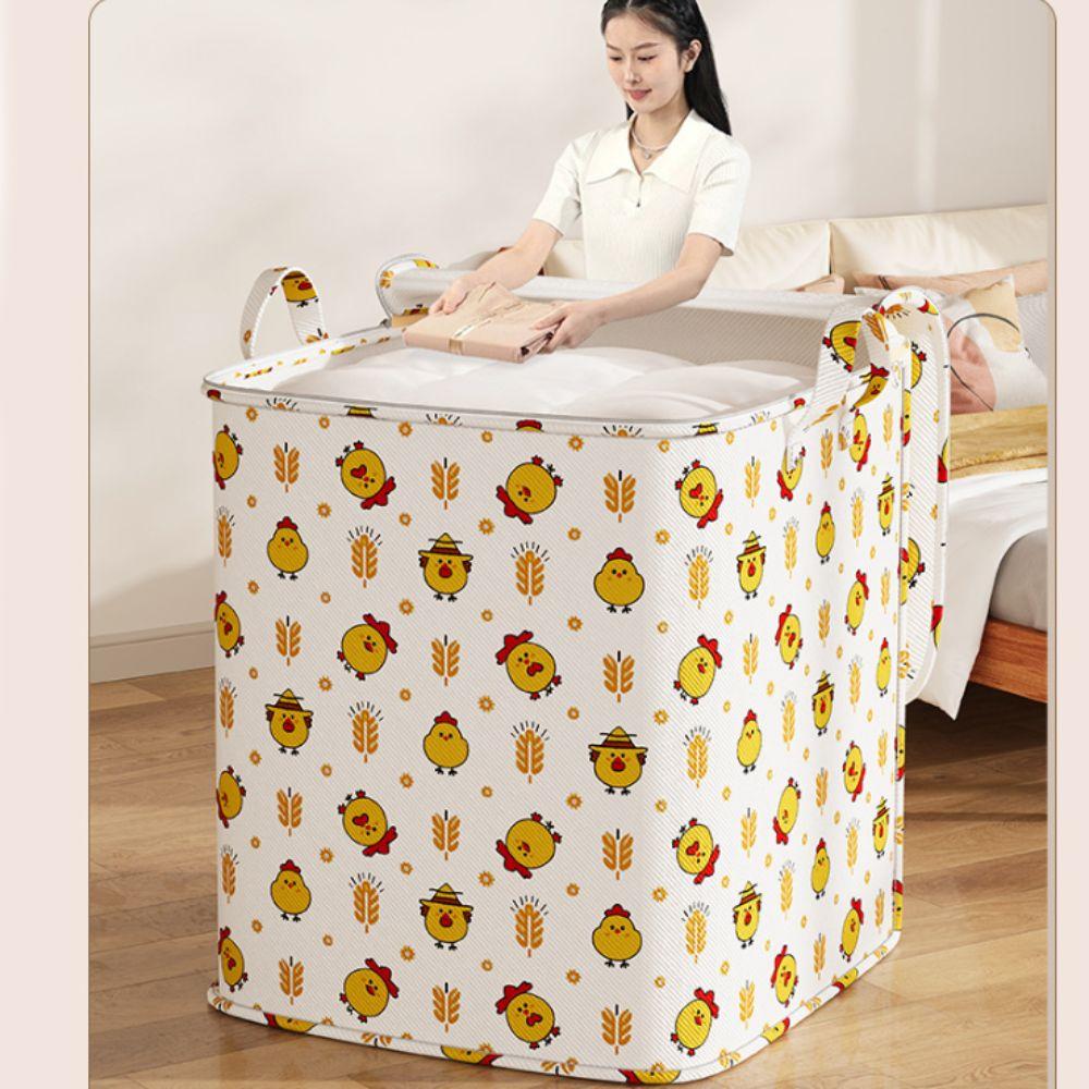 Foldable Clothes Storage Bins Large Capacity Wardrobe Sorting Storage Bucket  Household Organizer
