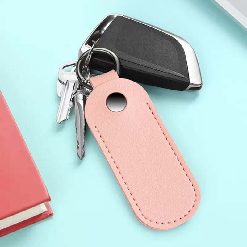 USB Flash Drive Holder Case Microfiber Leather Protective Cover With Metal Snap Closure