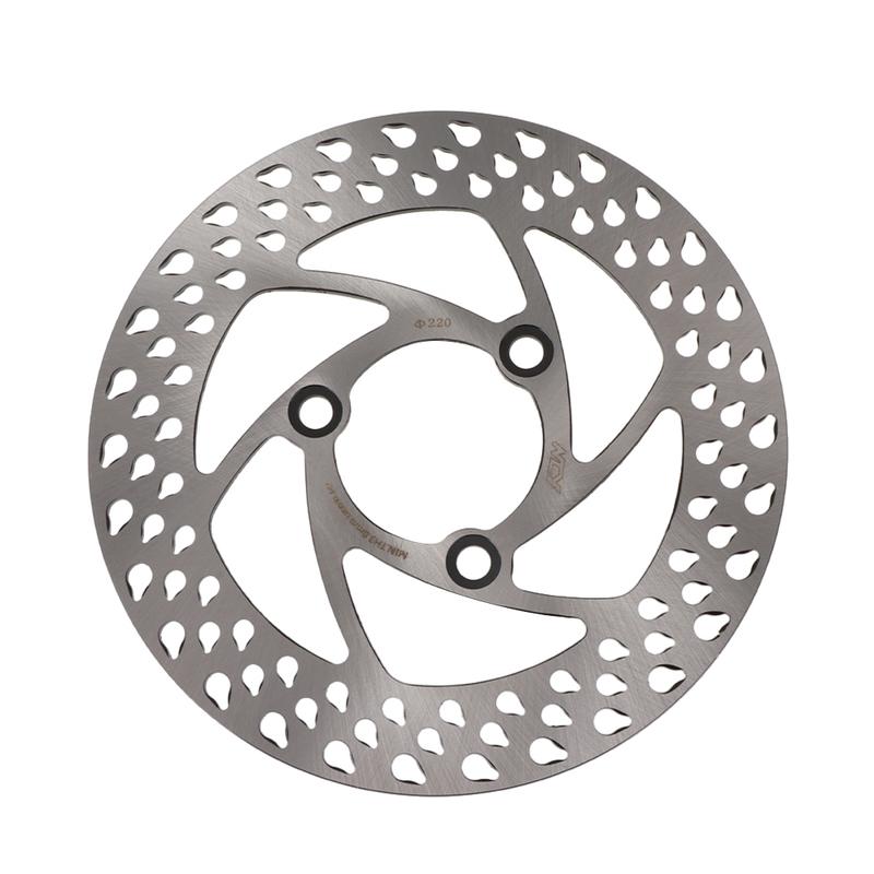 220mm Universal Motorcycle Front Rear 70mm * 3 Hole Brake Disc Rotor For Motorbike Electric Scooter E-bike Moped Accessories