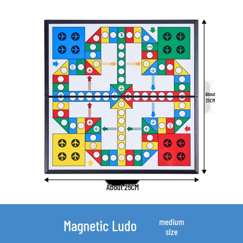 Magnetic Travel Games Set: Ludo, Gomoku, Land Battle Chess, Animal Chess, Checkers, Chinese Chess, International Chess, Military Chess