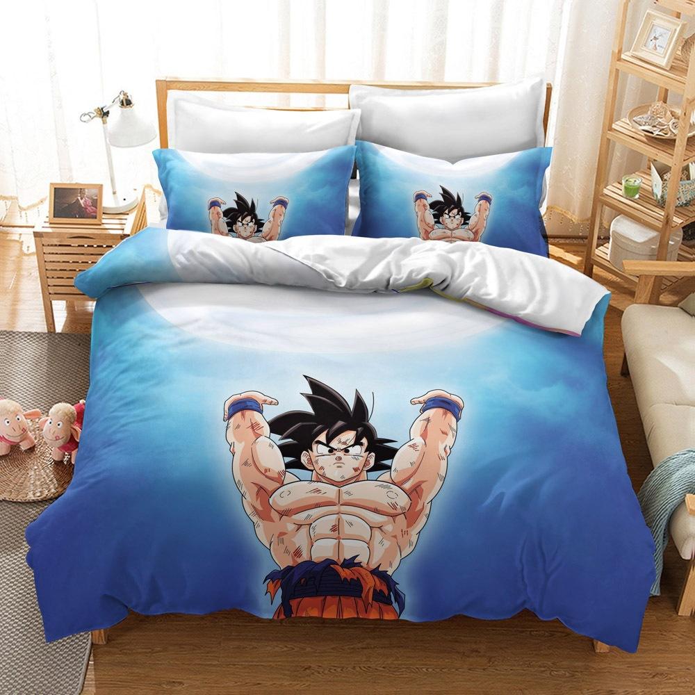 Digital Printing Bedding Kit, Dragon Ball Series Size Three-Piece Set