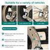 SEAMETAL Disc Brake Lock Motorcycle Mini Security Wheel Disk Lock Zinc Alloy Steel Anti Theft Disk Lock for Motorbike Bicycle Scooter