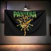 Rock Music Flag 3x5ft For Pantera Band Fans Banner Hd Print Brass Grommet Garage Bedroom Living Room Dorm Wall Decor Tapestry