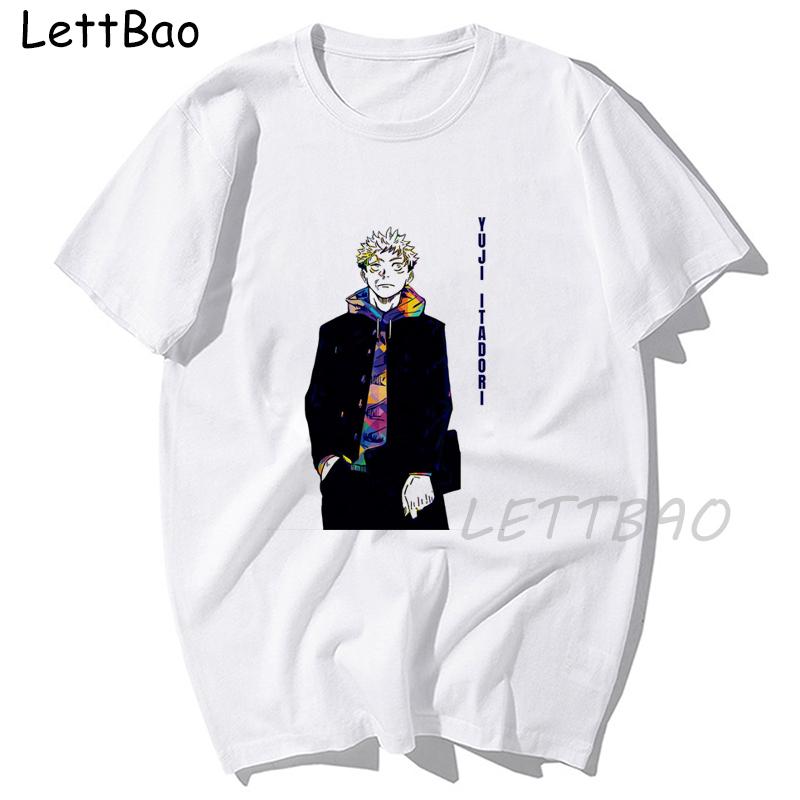 Jujutsu Kaisen Characters T Shirt Women Harajuku Streetwear Tees Sukuna Clothes Japanese Female Anime