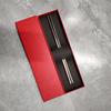 Pure Titanium Ice Flower Chopsticks: Portable, Non-Slip, Heat-Resistant, Anti-Scalding for Household and Outdoor Use