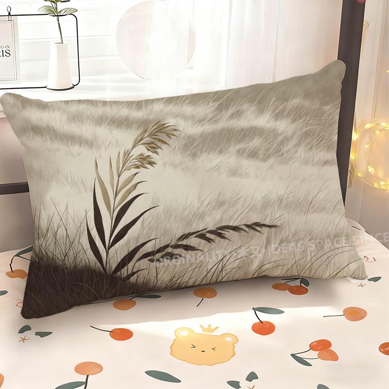 Minimalist Nature Pattern Pillowcase Suitable For Sofa Bedroom Car Pillow Cover Cushion Rectangular Back Cushion