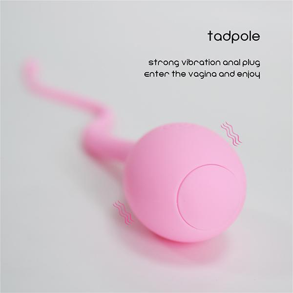 New Wireless Tadpole Remote Control Vibrating Egg Female Sex Toys Masturbation Device Wearable Anal Plug Vibrating Clit Massager Sex Toys