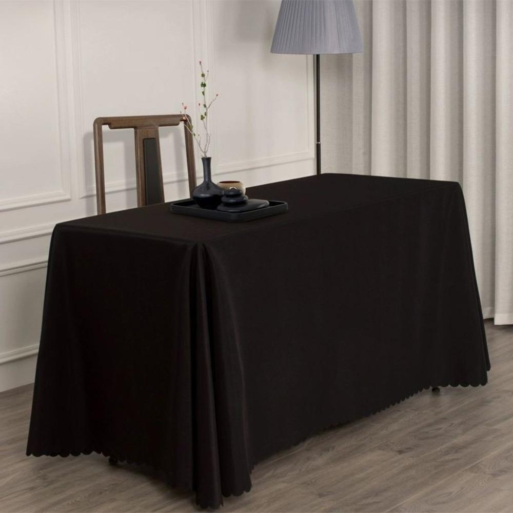 Rectangle Table Cloth Cover Solid Color Table Cover Hot Tablecloth  Home Banquet Wedding
