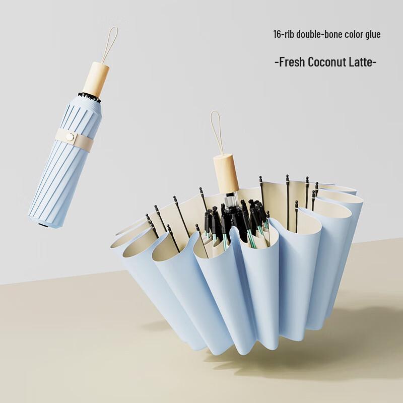 Guanzhuojia 16-Rib Folding Dual-Use Umbrella