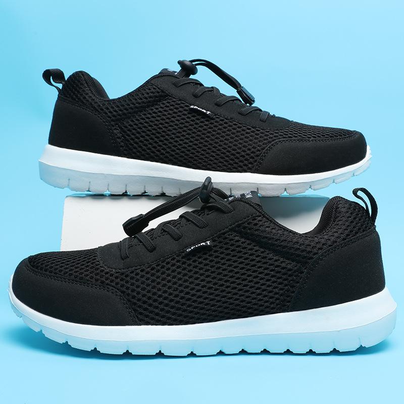 New men's shoes mesh outdoor breathable sports casual shoes fashion fly-woven running shoes men's