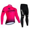 Premium Anti-uv Manica Lunga Downhill Cycling Suit Autunno Quick-Dry Pro Racing Unifor Autumn Long Sleeved Breathable Cycling Suit Set