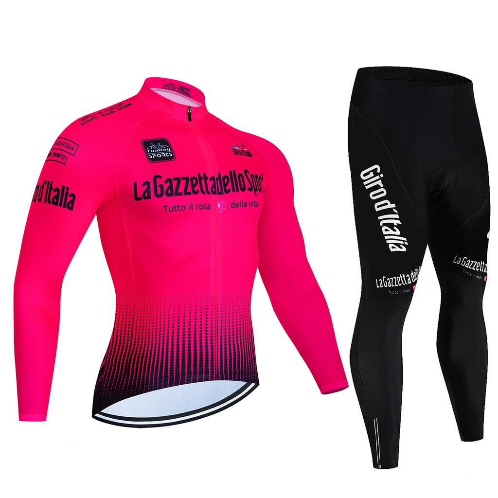 Premium Anti-uv Manica Lunga Downhill Cycling Suit Autunno Quick-Dry Pro Racing Unifor Autumn Long Sleeved Breathable Cycling Suit Set