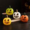 Multi-Color Halloween Pumpkin Ornaments Hollow Pumpkin Statue Harvest Festival Ornaments  Autumn