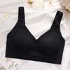 Sexy Lace Bra Seamless Plus Size Bra for Women No Steel Ring Breathable Adjustable Push Up Bra