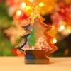 3D Crystal Lamp Christmas Tree Ornament Silicone Mold Suitable for Epoxy Resin Diy Crafts Jewelry Making Home Decor