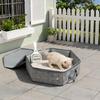 Portable Folding Travel Pet Litter Box Dog Toilet Tray Folding Cat Litter Potty Waterproof Outdoor Foldable Cat Litter Box