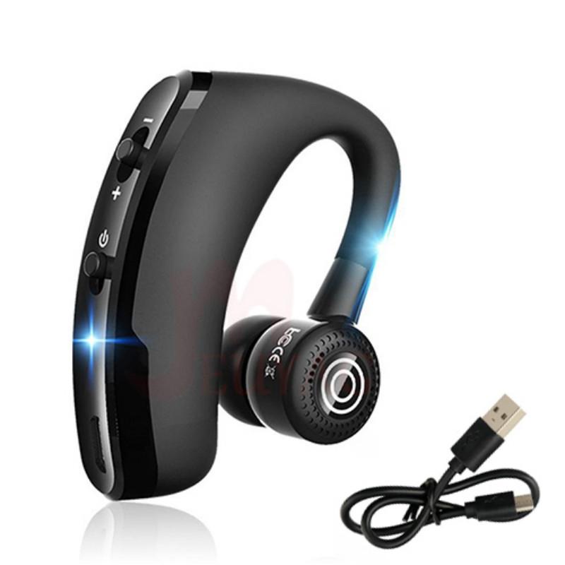 

Ухо-крючок V9 Бизнес гарнитура Handsfree Беспроводной Bluetooth 4.0 Earphone Стерео со звуком управления гарнитурой