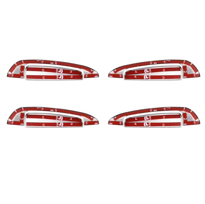 Chrome Door Handle Covers Trim For Fiat Grande Punto- Linea 2006 2007 2008 2009 2010 2011 2012 2013-2018