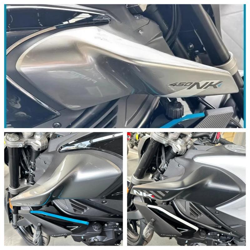 For CFMOTO 450NK 450 NK CF400-7 Fuel Tank Guard Left and Right Decorative Panels Air Deflector Shell Guard Original Accessories