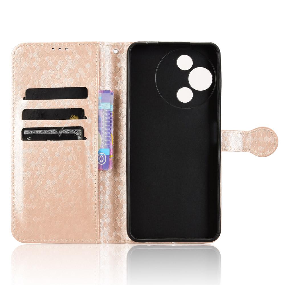 For TCL 60R 5G T519H/60 5G T521H Wallet Case Dot Pattern Imprint PU Leather Phone Cover