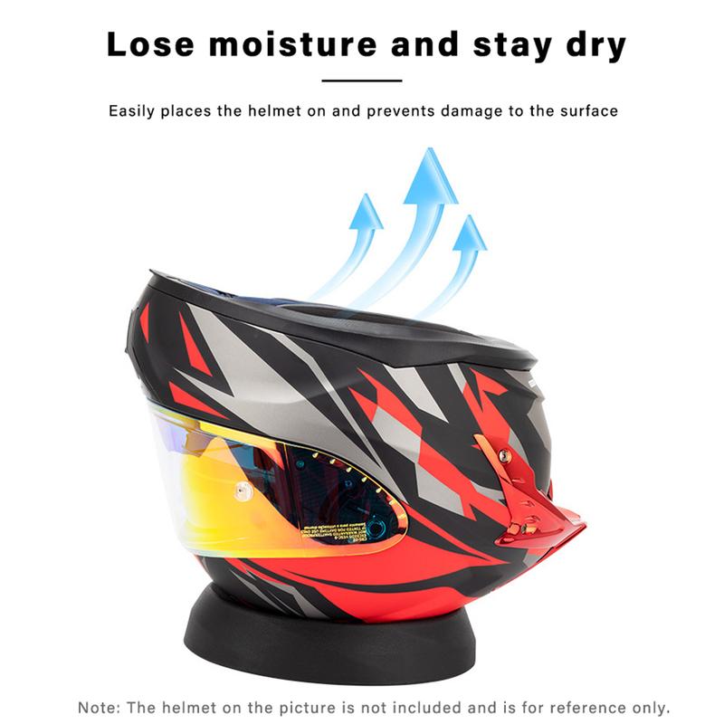 SOMAN Helmet Support Pad Portable Motorcycle Helmets Stand Donut Ring Scratch-resistant Anti-skid Anti-scratch