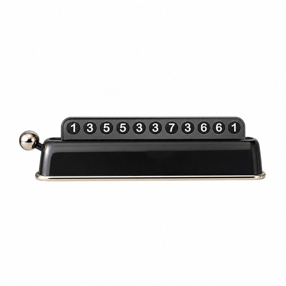 Hidable Moving Plate ABS Number Sign NEW Temporary Number Plate Car Decoration