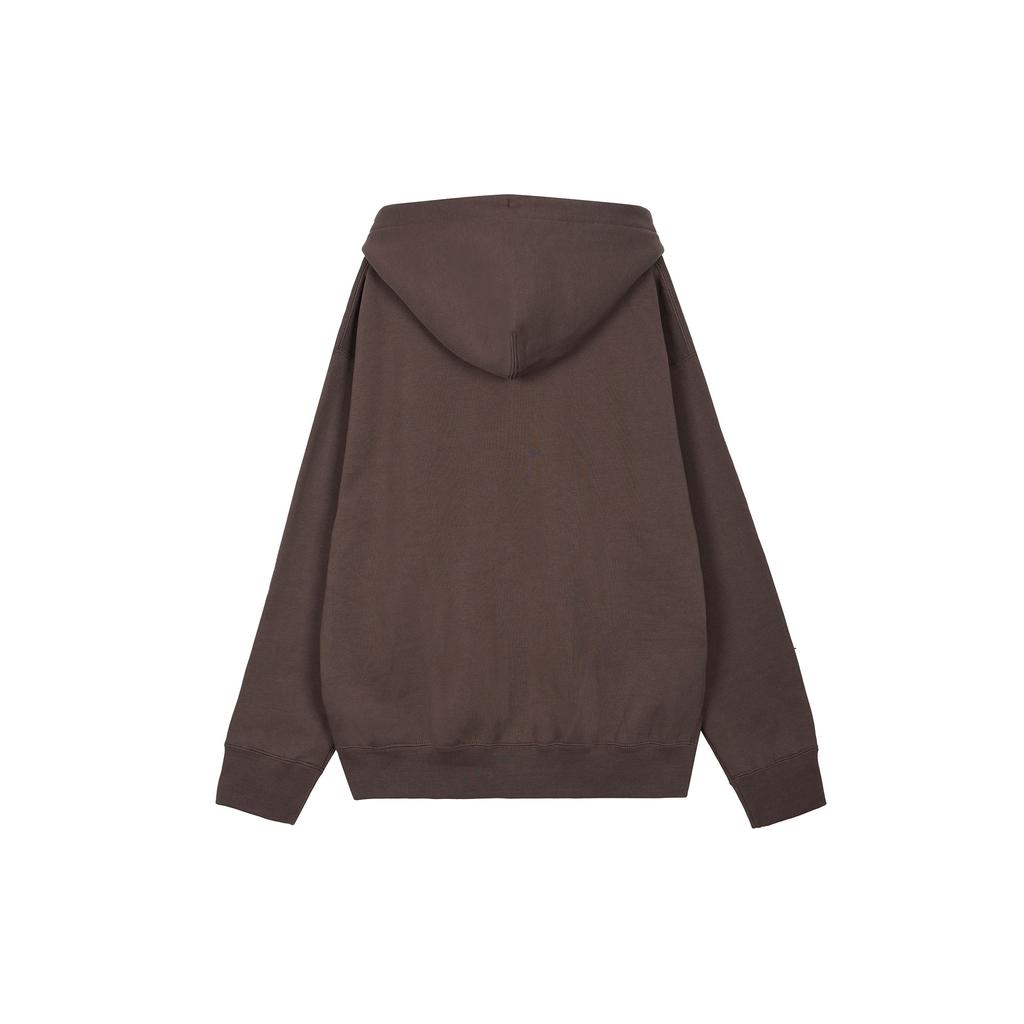 Nike Solid Color Full-Zip Hoodie Men Tops Baroque-Brown DR0404-237