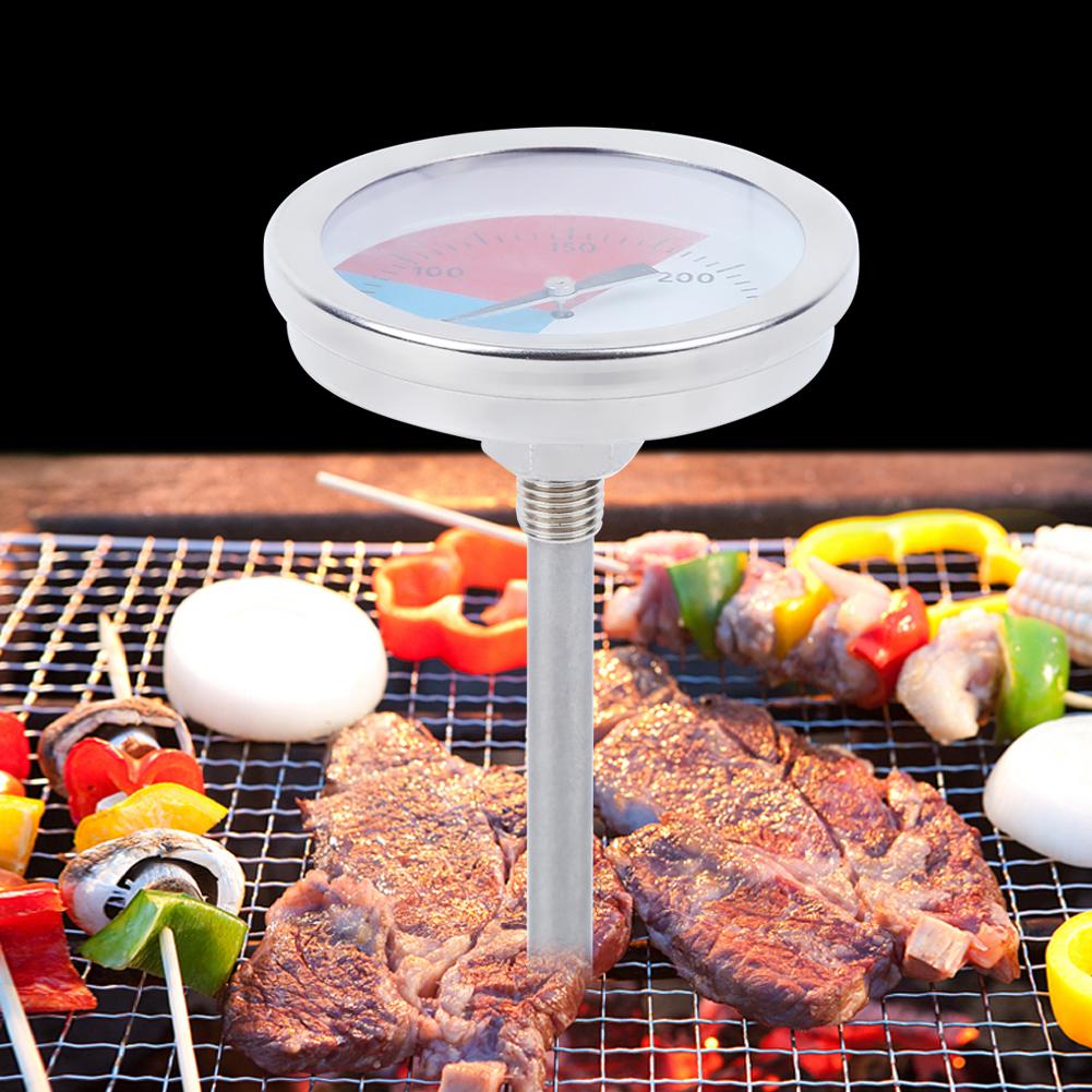 

TSBX500 0300 градусов Цельсия Термометр из нержавеющей стали Настольный измеритель температуры для духовки, гриля, барбекю