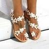 Southeast Asian Ethnic Women's Sunflower Sandals, Sizes 35-43, Always In Stock