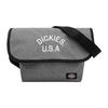 Solid Color Letter Embroidered Logo Patch Flap Closure Polyester Messenger Bag Unisex Bags Gray 182U90LBB84DG02